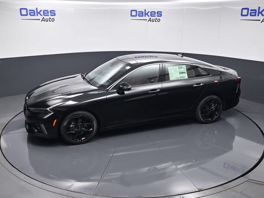 2026 Aurora Black Pearl Kia K5 GT-Line AWD Sedan