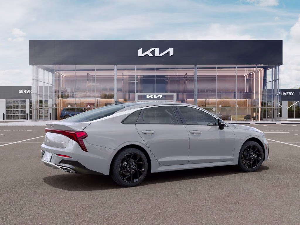 2026 Wolf Gray Kia K5 GT-Line AWD Sedan