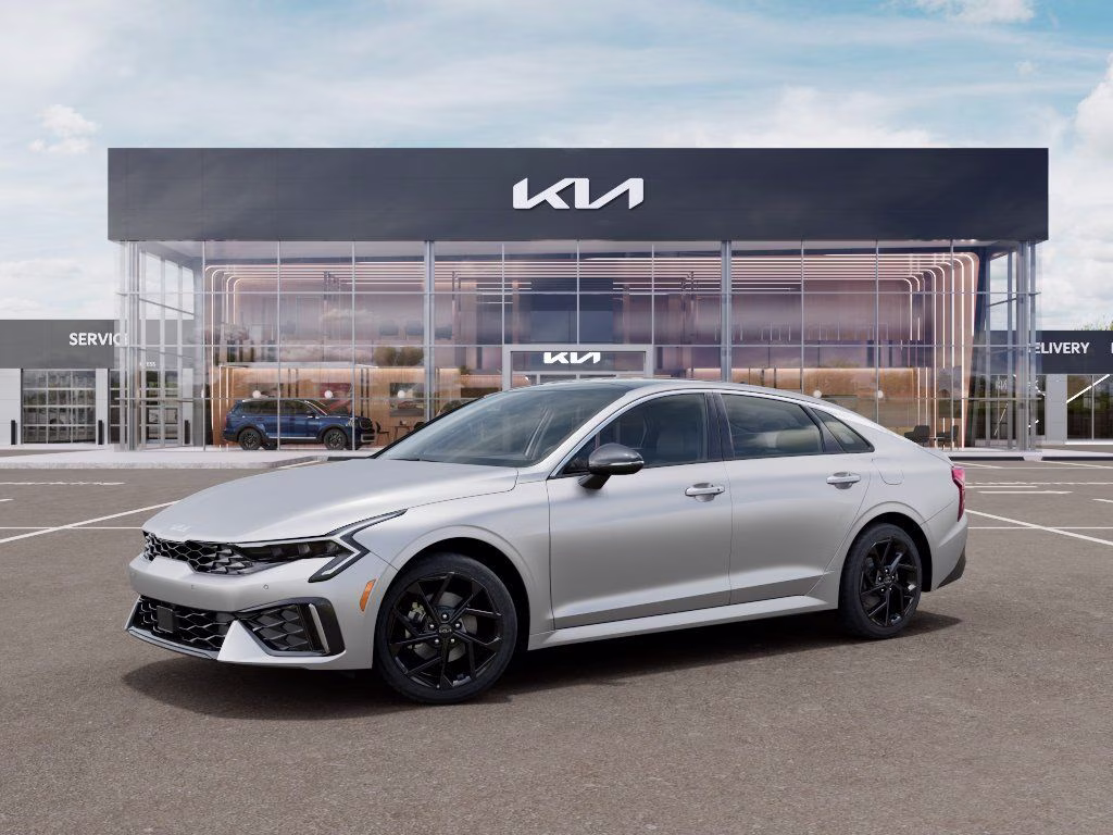 2026 Steel Matte Gray Kia K5 GT-Line AWD Sedan