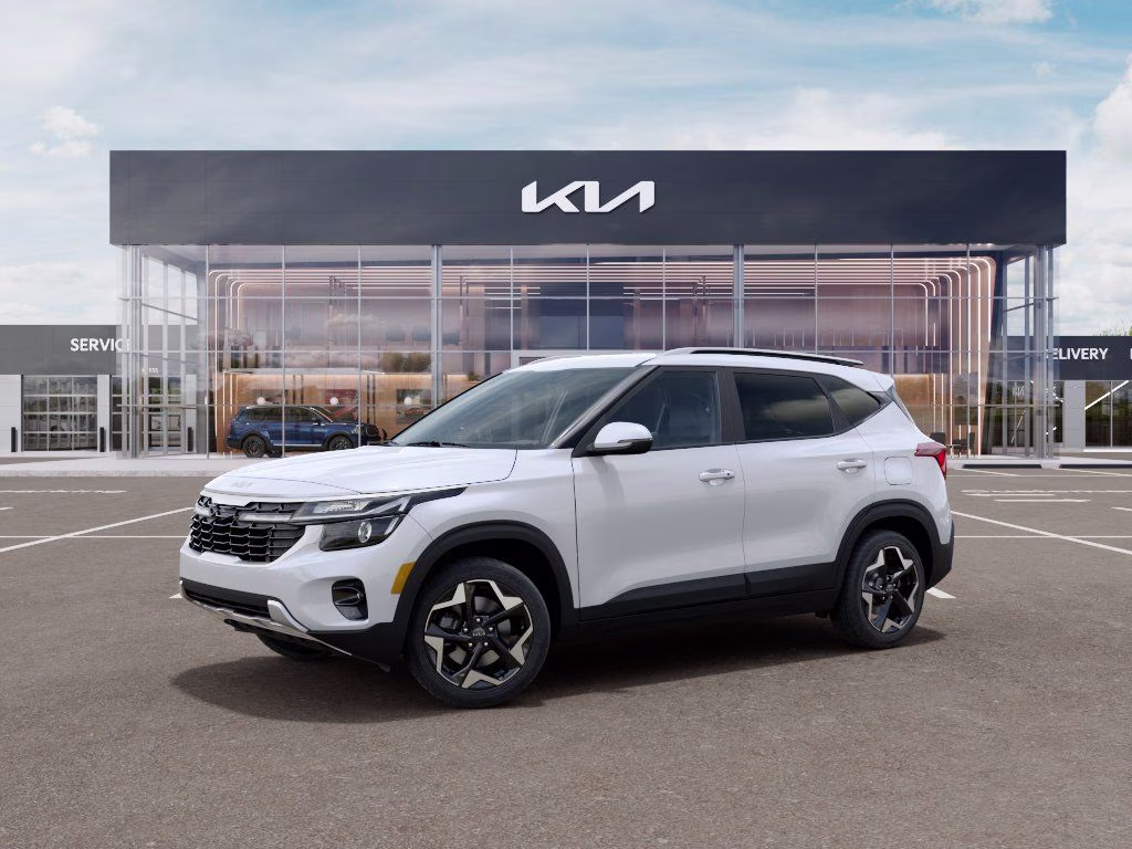 2026 Snow White Pearl Kia Seltos S AWD SUV