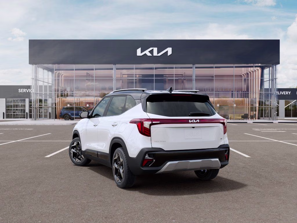 2026 Clear White/Black Roof Kia Seltos S AWD SUV