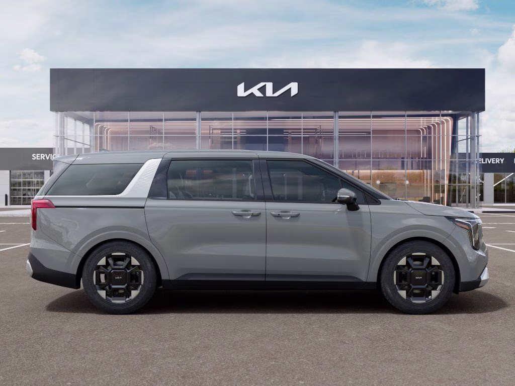 2026 Ceramic Silver Kia Carnival EX FWD Van