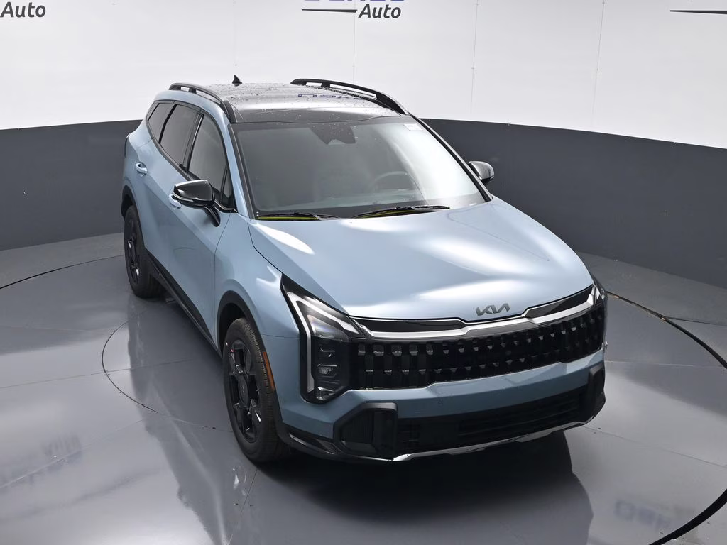 2026 Heritage Blue Kia Sportage Hybrid X-Line AWD SUV