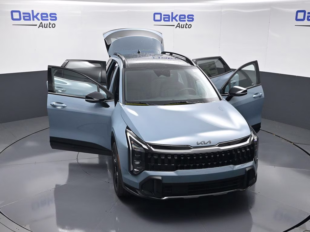 2026 Heritage Blue Kia Sportage Hybrid X-Line AWD SUV