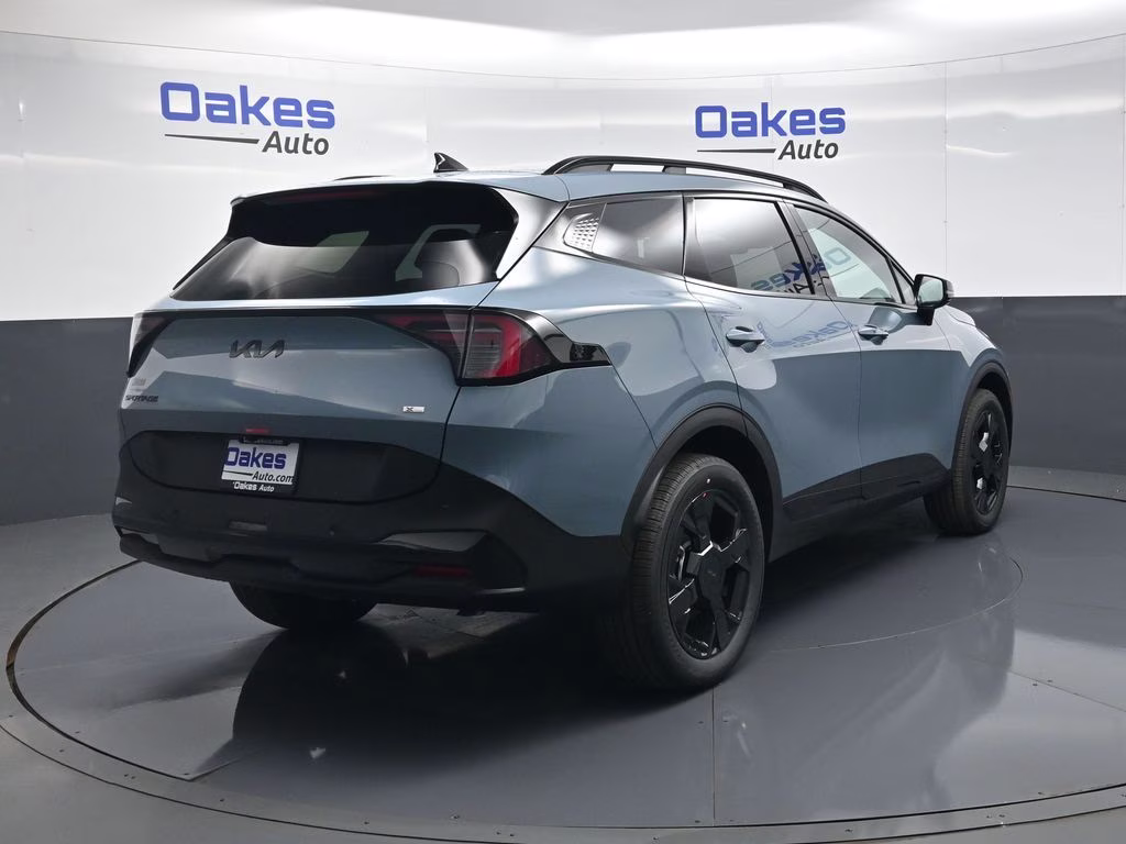 2026 Heritage Blue Kia Sportage Hybrid X-Line AWD SUV