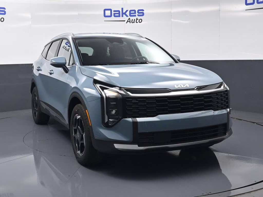 2026 Heritage Blue Kia Sportage Hybrid EX AWD SUV