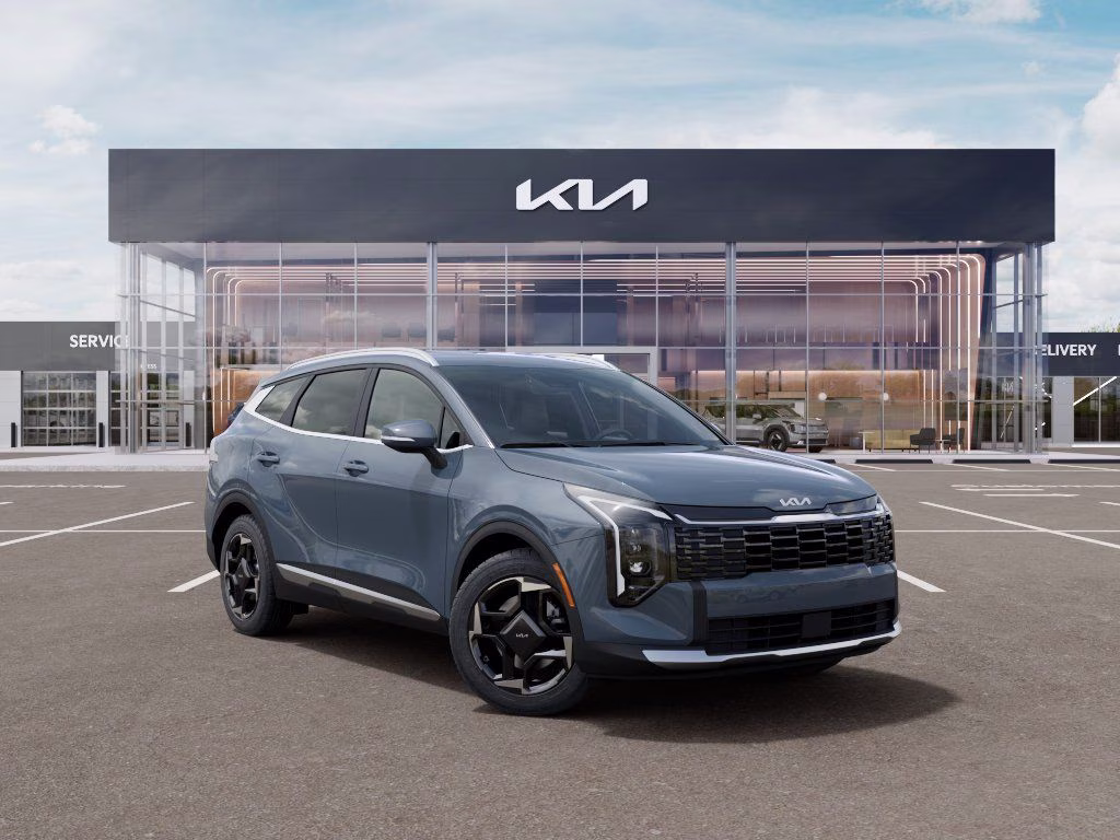 2026 Heritage Blue Kia Sportage Hybrid EX AWD SUV