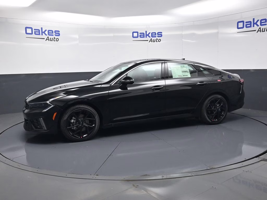 2026 Aurora Black Pearl Kia K5 GT-Line AWD Sedan