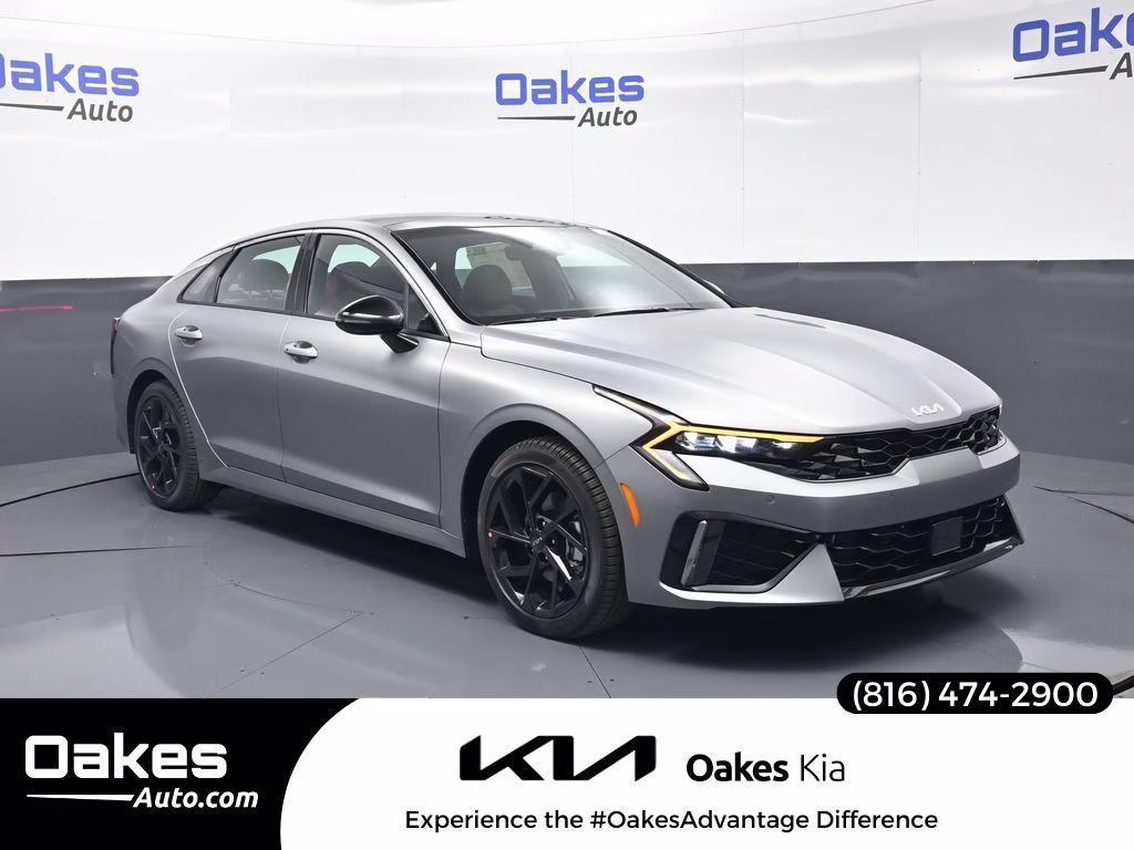 2026 Steel Matte Gray Kia K5 GT-Line AWD Sedan
