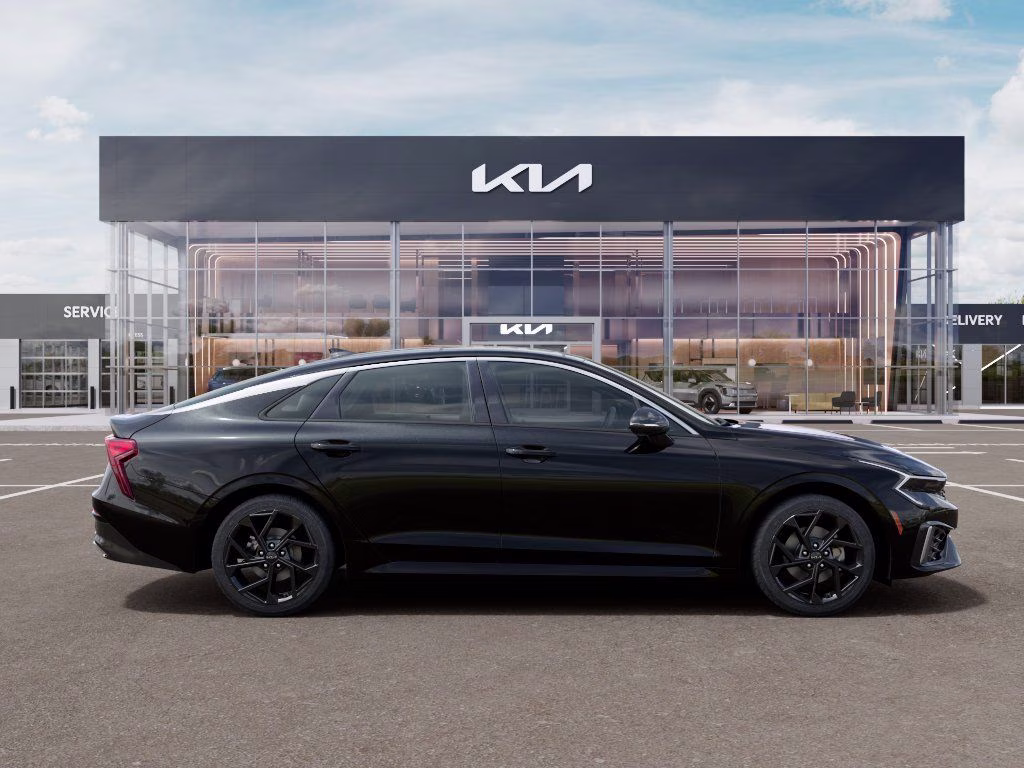 2026 Aurora Black Pearl Kia K5 GT-Line AWD Sedan