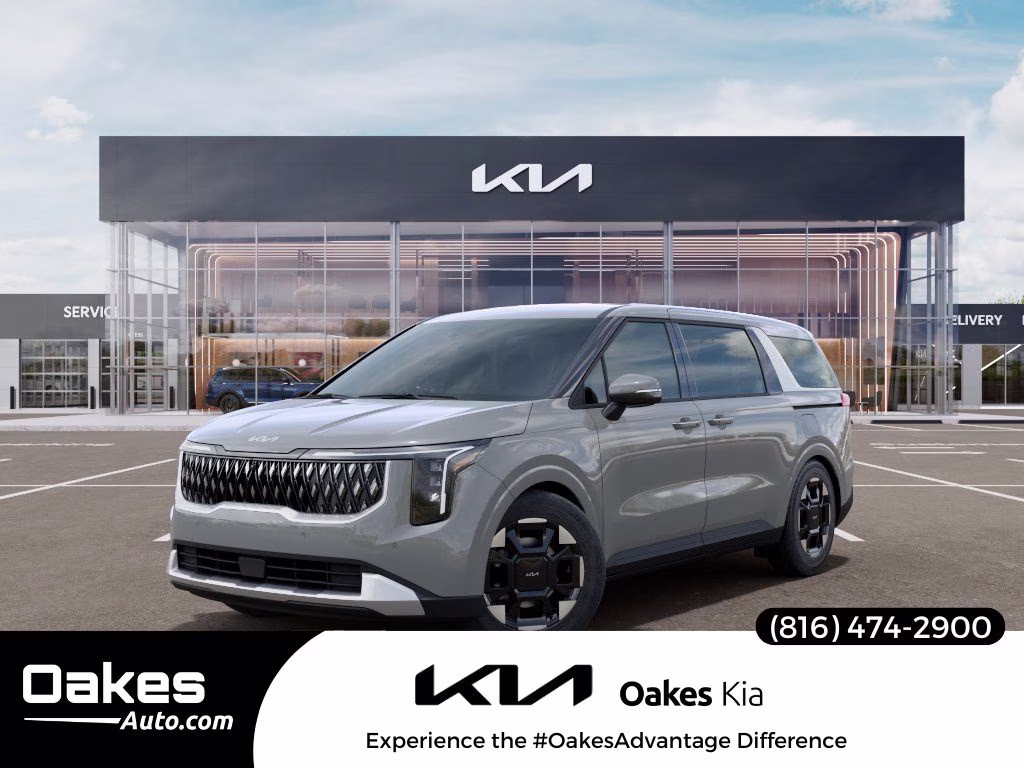 2026 Ceramic Silver Kia Carnival EX FWD Van