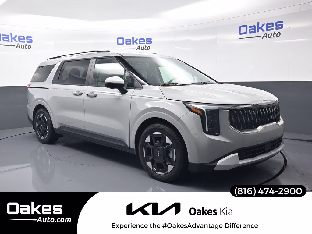 2026 Ceramic Silver Kia Carnival EX FWD Van