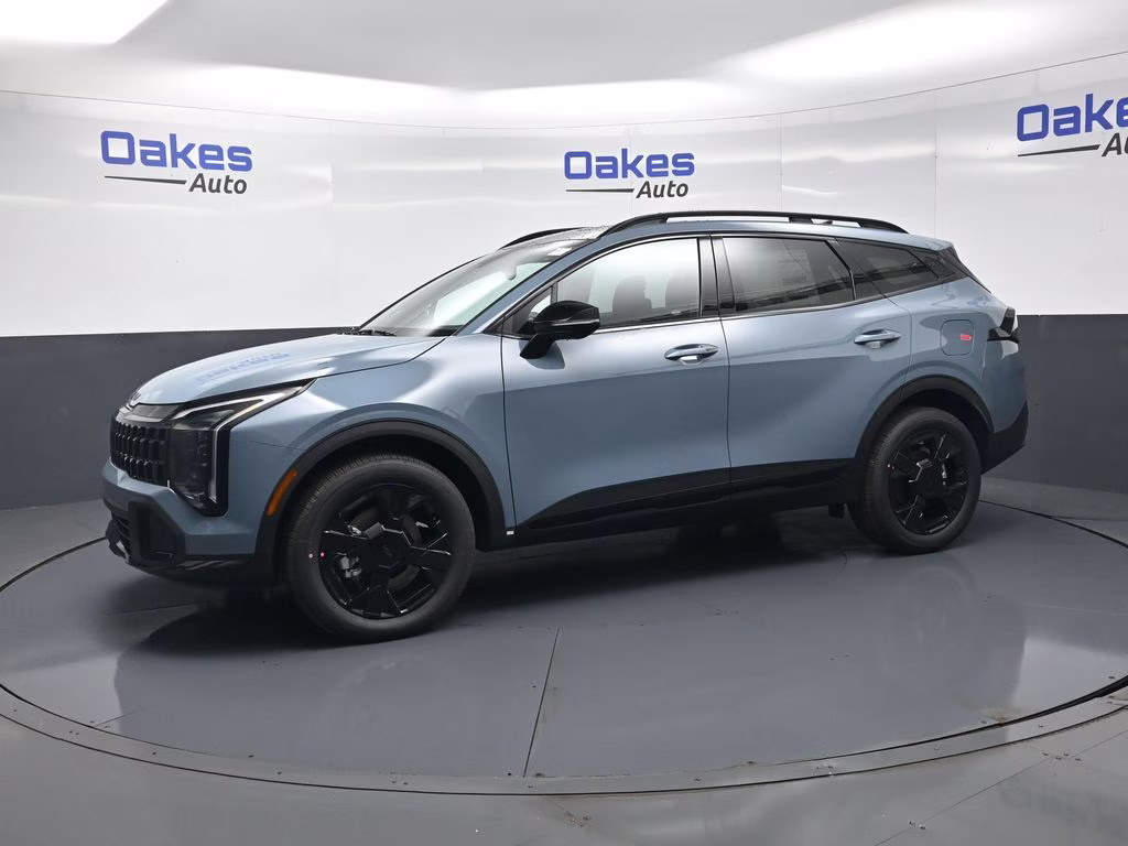 2026 Heritage Blue Kia Sportage Hybrid X-Line AWD SUV