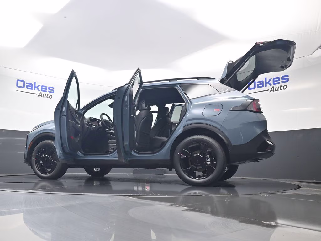 2026 Heritage Blue Kia Sportage Hybrid X-Line AWD SUV