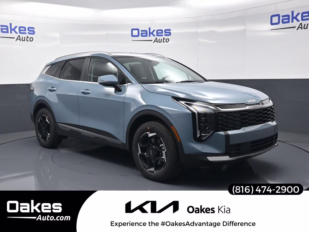 2026 Heritage Blue Kia Sportage Hybrid EX AWD SUV