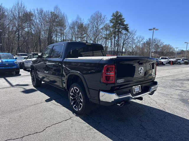 2025 Diamond Black Crystal Pearlcoat Ram 1500 Longhorn 4X4 Truck