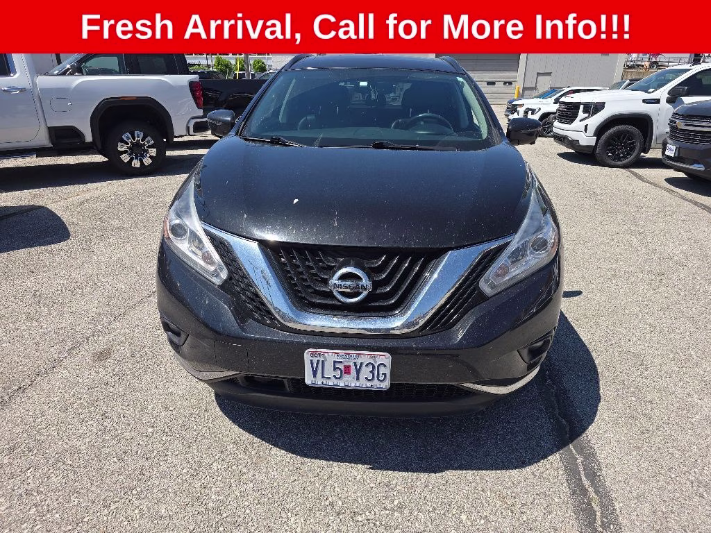 2017 Magnetic Black Metallic Nissan Murano Platinum FWD SUV