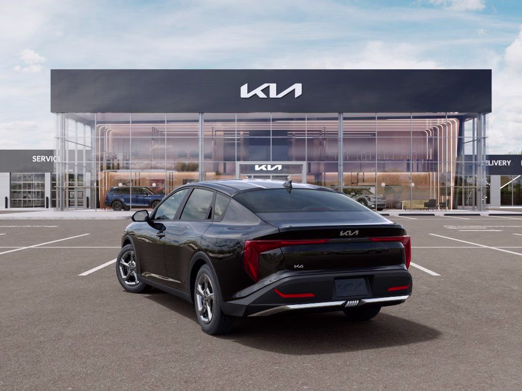 2026 Aurora Black Pearl Kia K4 LXS FWD Sedan