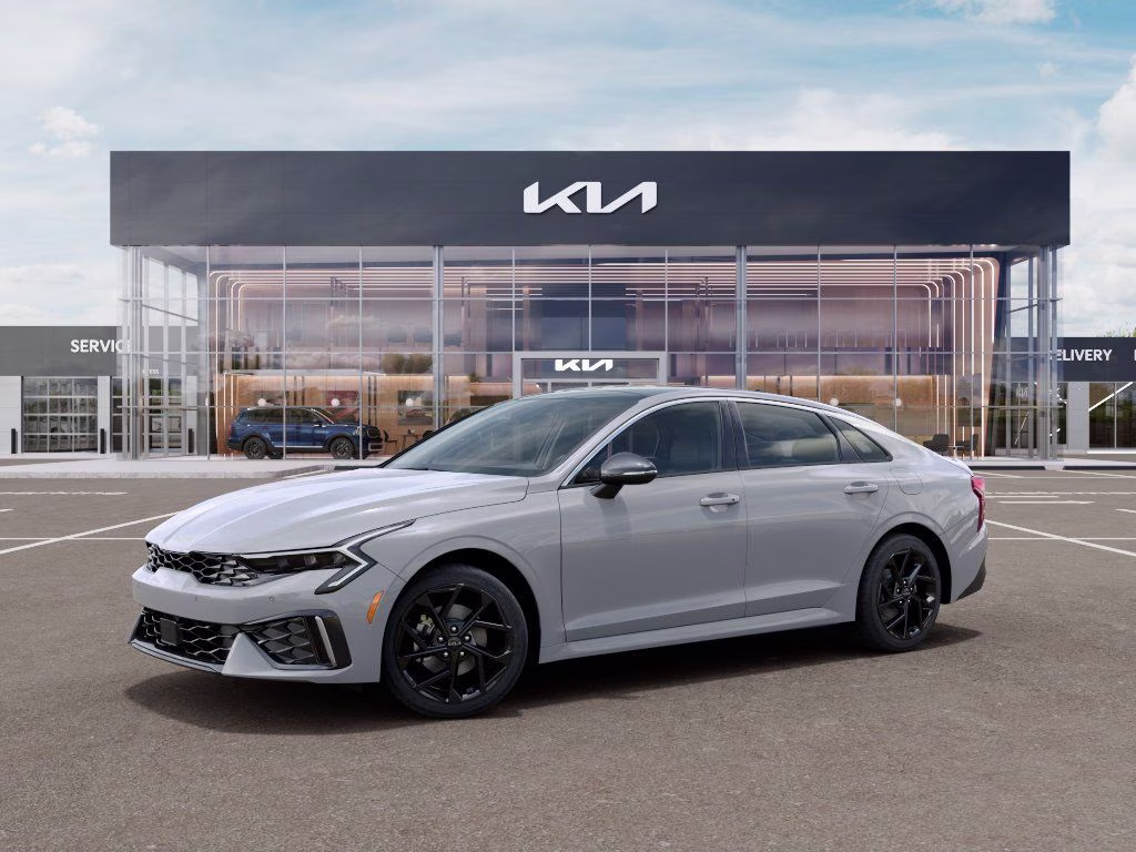 2026 Wolf Gray Kia K5 GT-Line AWD Sedan