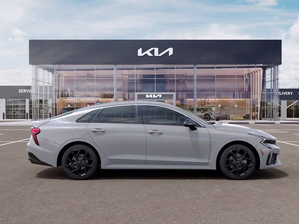 2026 Wolf Gray Kia K5 GT-Line AWD Sedan