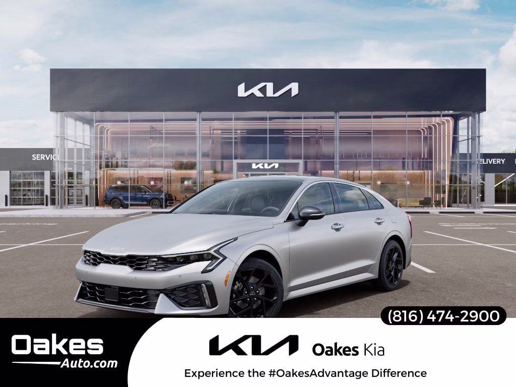 2026 Steel Matte Gray Kia K5 GT-Line AWD Sedan