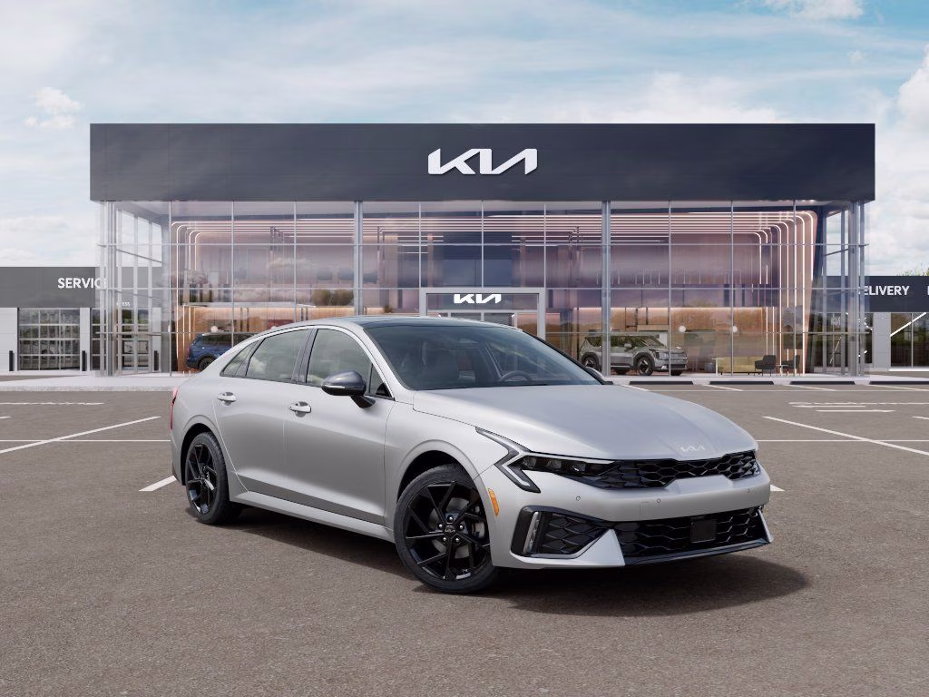 2026 Steel Matte Gray Kia K5 GT-Line AWD Sedan