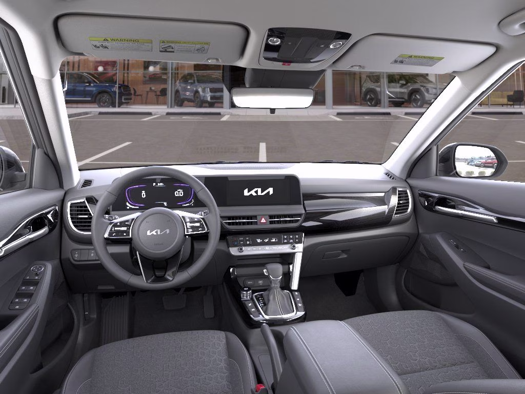 2026 Clear White/Black Roof Kia Seltos S AWD SUV