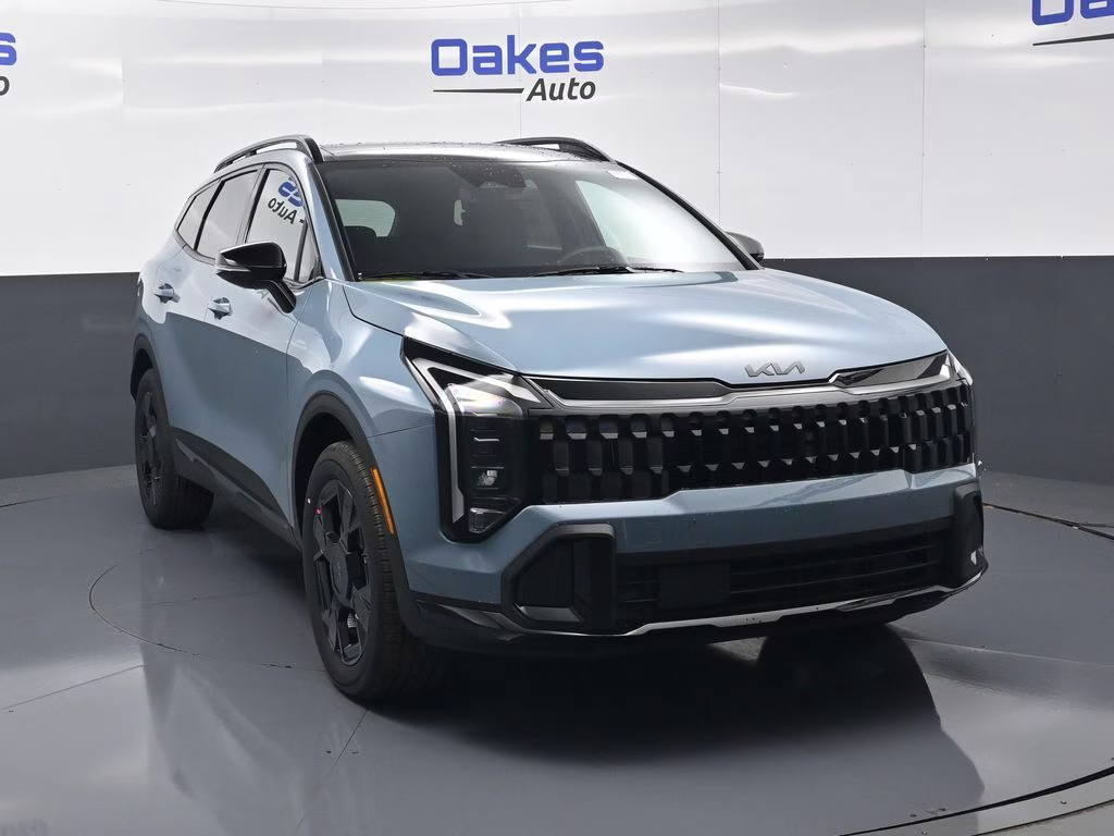 2026 Heritage Blue Kia Sportage Hybrid X-Line AWD SUV
