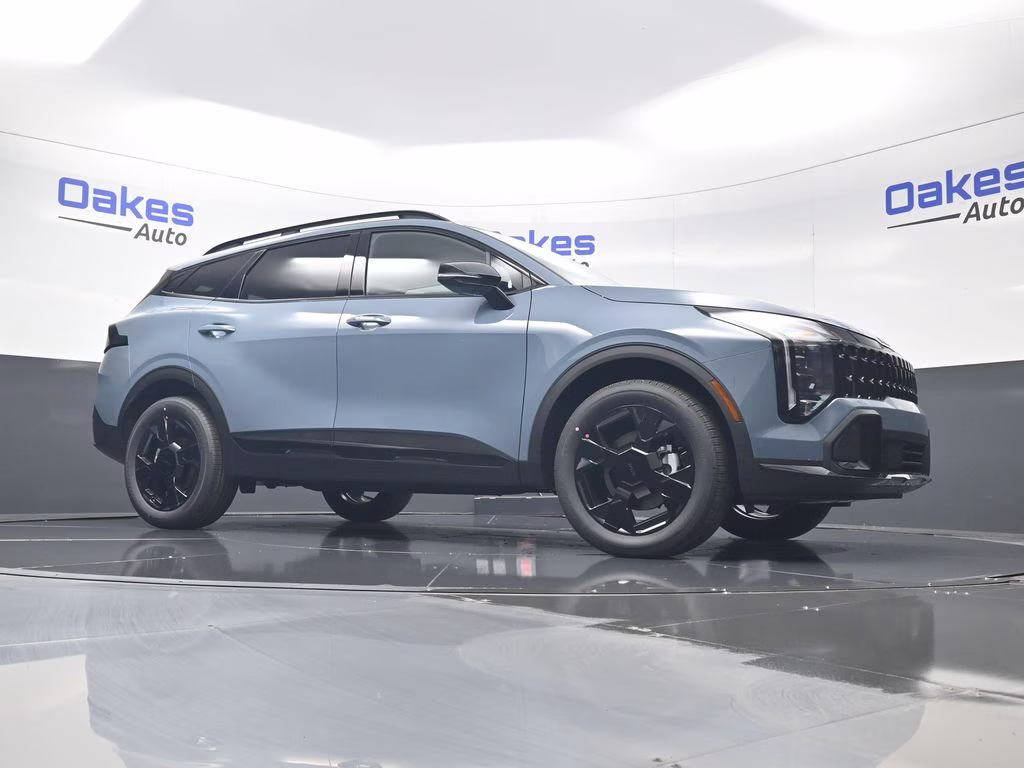 2026 Heritage Blue Kia Sportage Hybrid X-Line AWD SUV