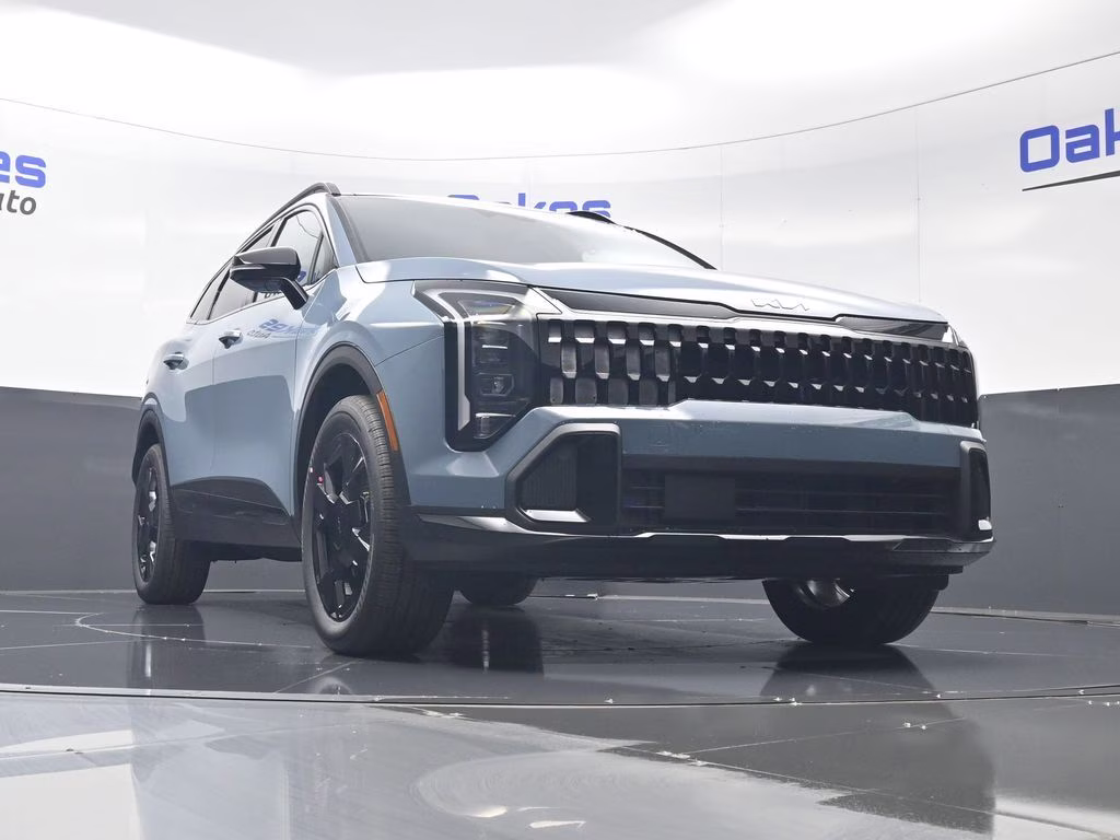 2026 Heritage Blue Kia Sportage Hybrid X-Line AWD SUV
