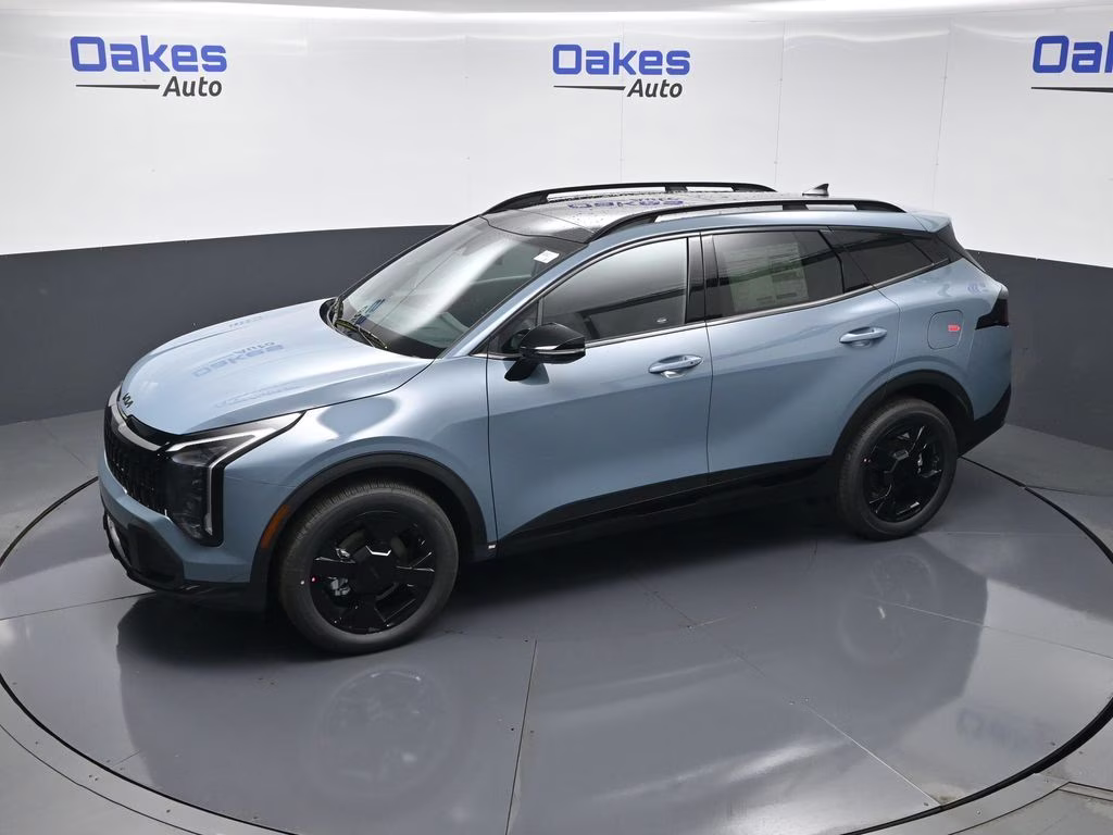 2026 Heritage Blue Kia Sportage Hybrid X-Line AWD SUV