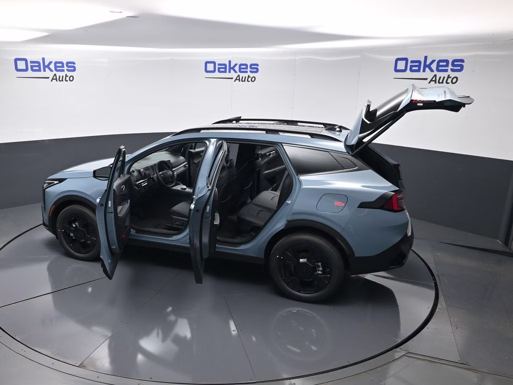 2026 Heritage Blue Kia Sportage Hybrid X-Line AWD SUV