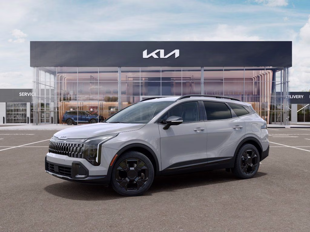 2026 Wolf Gray Kia Sportage Hybrid X-Line AWD SUV