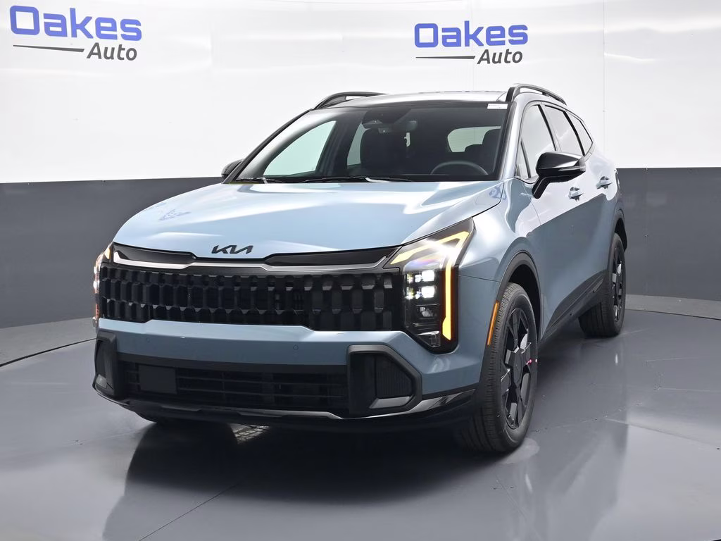 2026 Heritage Blue Kia Sportage Hybrid X-Line AWD SUV