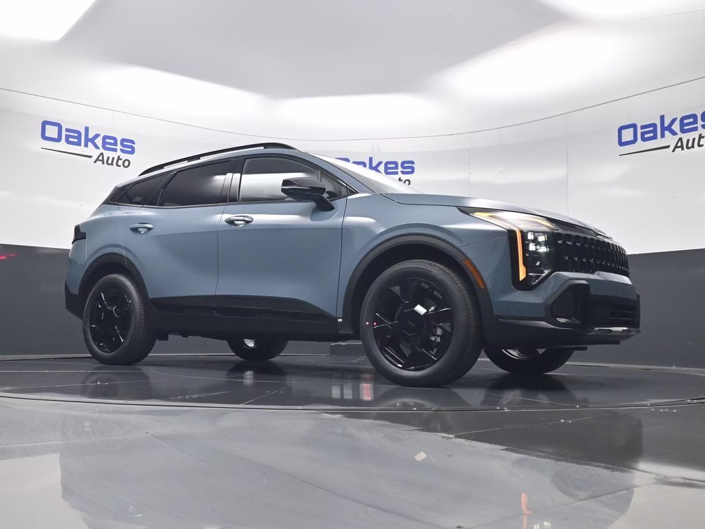 2026 Heritage Blue Kia Sportage Hybrid X-Line AWD SUV