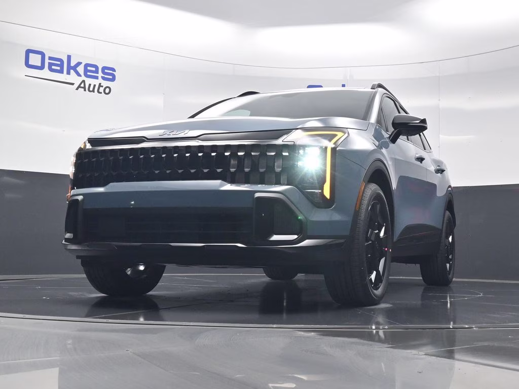 2026 Heritage Blue Kia Sportage Hybrid X-Line AWD SUV