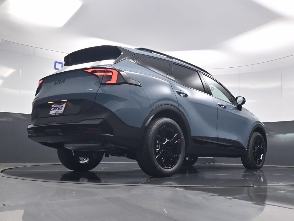 2026 Heritage Blue Kia Sportage Hybrid X-Line AWD SUV