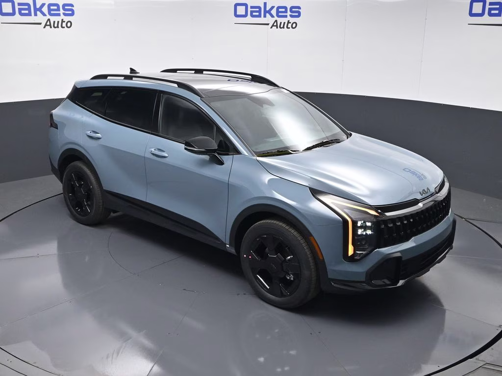 2026 Heritage Blue Kia Sportage Hybrid X-Line AWD SUV