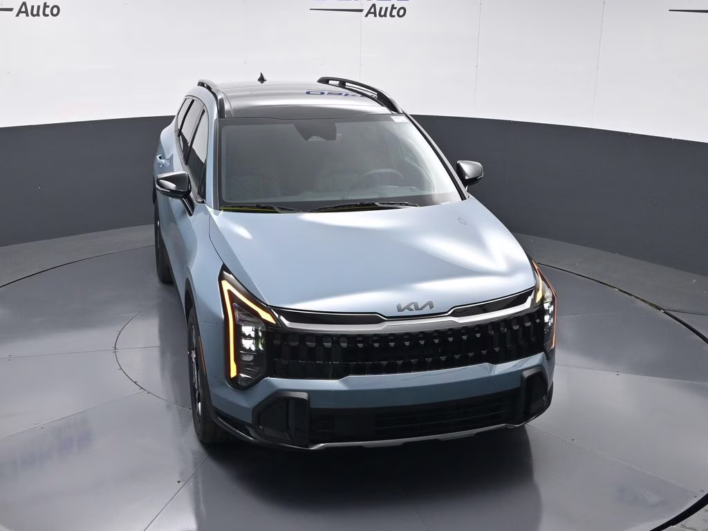 2026 Heritage Blue Kia Sportage Hybrid X-Line AWD SUV