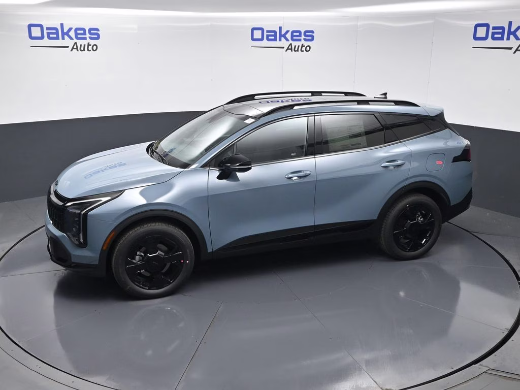 2026 Heritage Blue Kia Sportage Hybrid X-Line AWD SUV