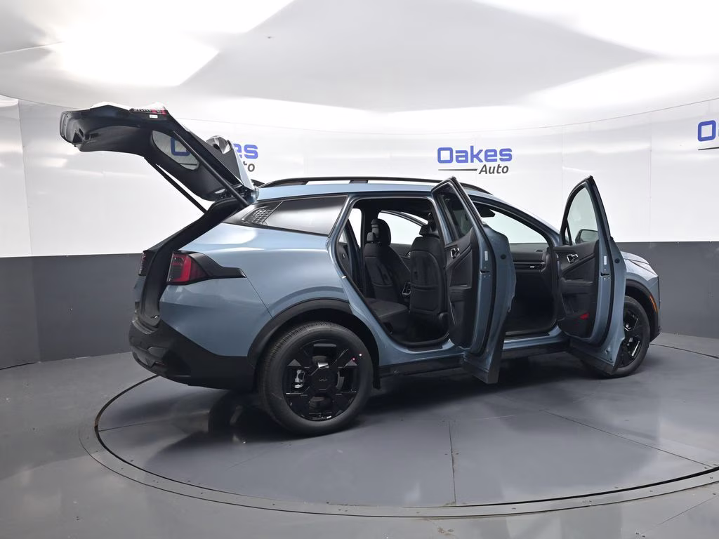 2026 Heritage Blue Kia Sportage Hybrid X-Line AWD SUV