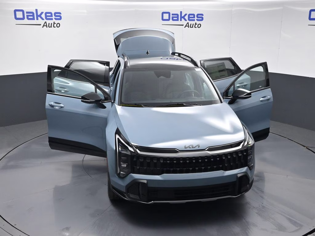 2026 Heritage Blue Kia Sportage Hybrid X-Line AWD SUV
