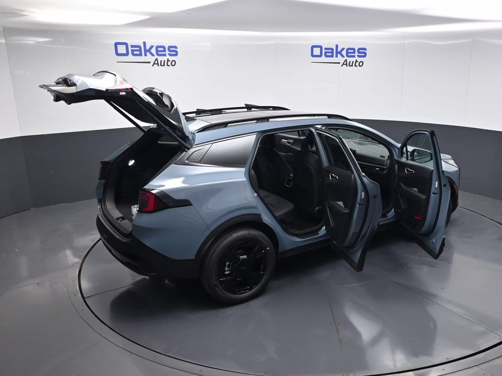2026 Heritage Blue Kia Sportage Hybrid X-Line AWD SUV