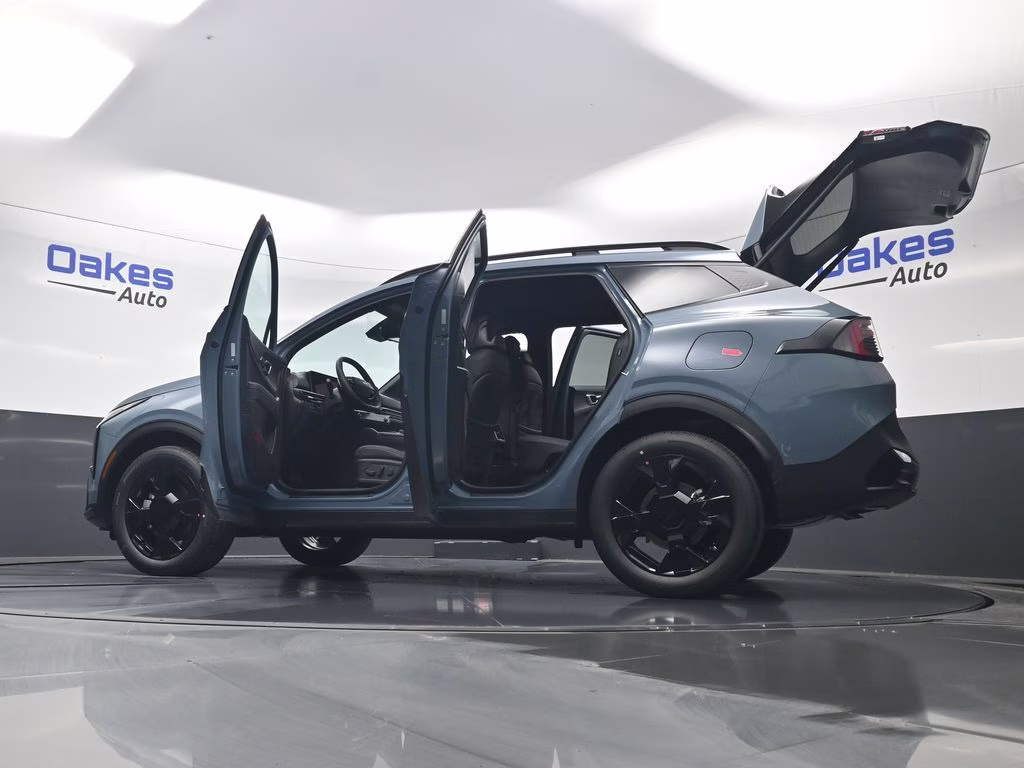 2026 Heritage Blue Kia Sportage Hybrid X-Line AWD SUV