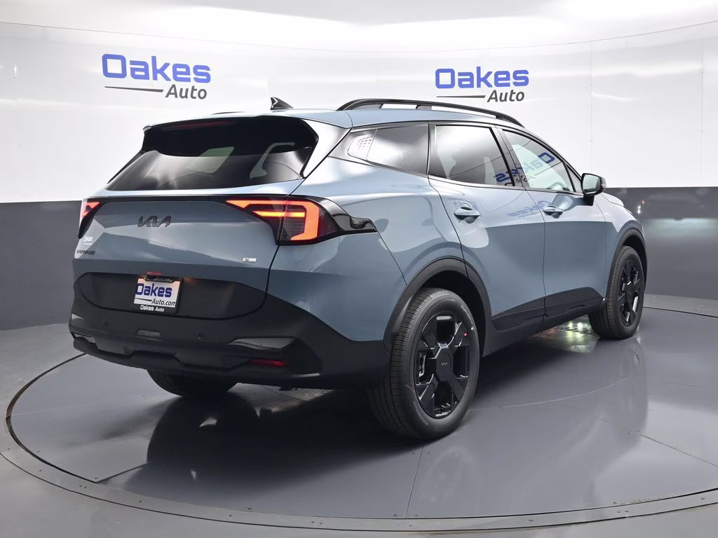 2026 Heritage Blue Kia Sportage Hybrid X-Line AWD SUV