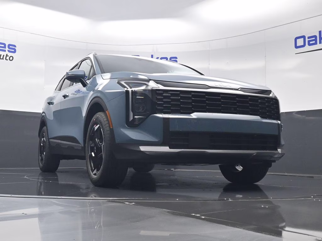 2026 Heritage Blue Kia Sportage Hybrid EX AWD SUV
