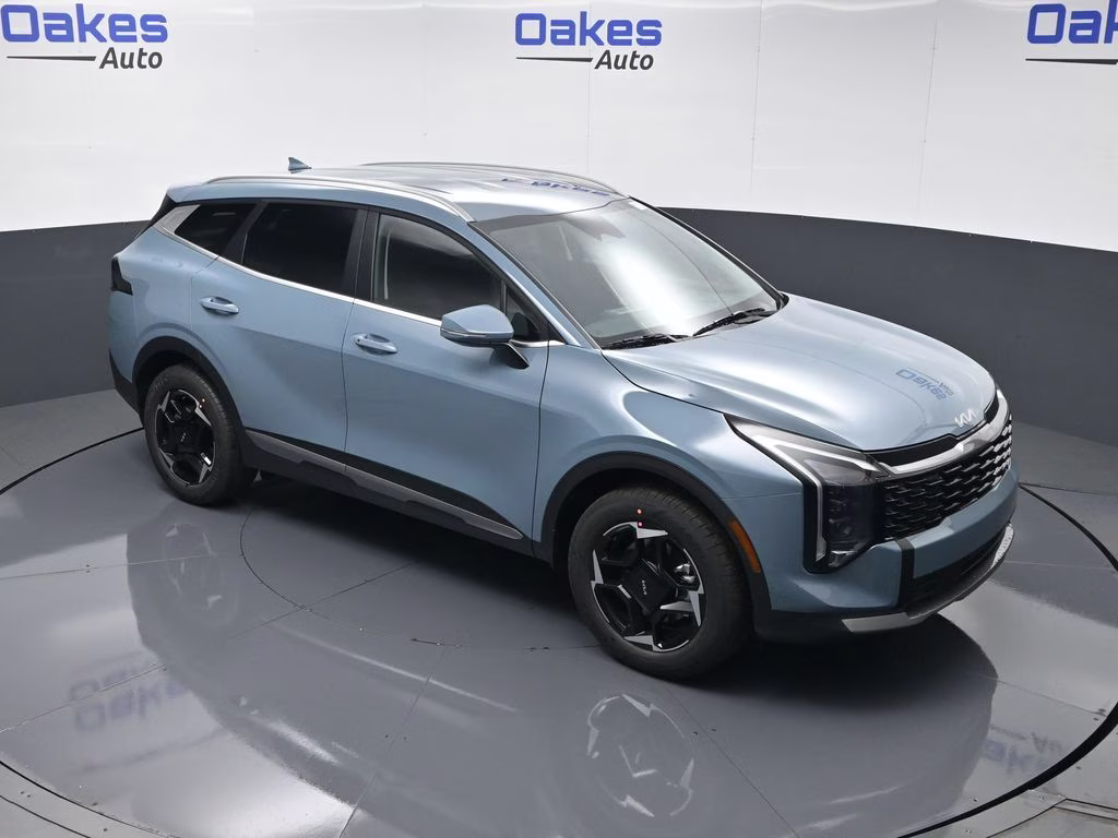 2026 Heritage Blue Kia Sportage Hybrid EX AWD SUV