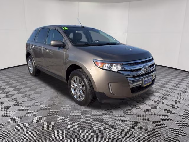 2014 Mineral Gray Metallic Ford Edge SEL FWD SUV