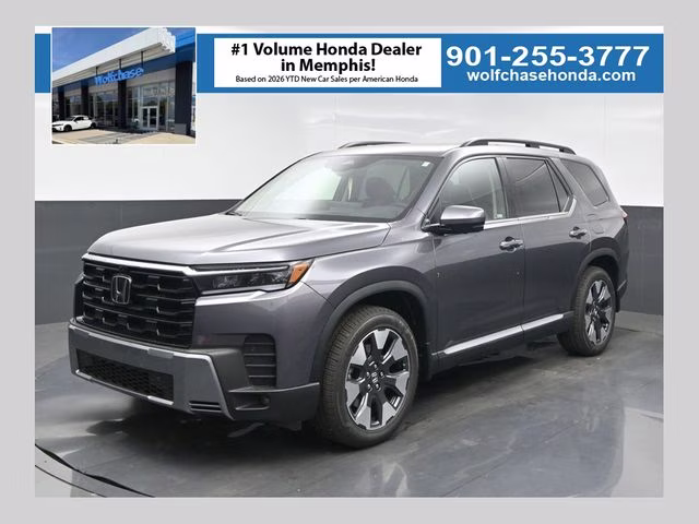 2026 Modern Steel Metallic Honda Pilot Elite AWD SUV