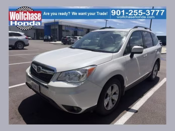 2015 Satin White Pearl Subaru Forester 2.5i Limited AWD SUV